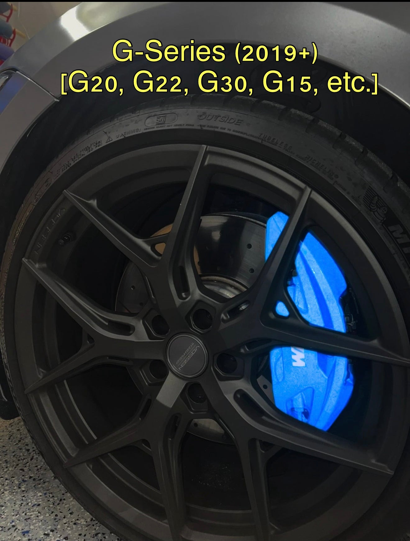 BMW F-Series / G-Series M-Sport Reflective Caliper Pre-cut Vinyl Kit (2012+ & 2019+)