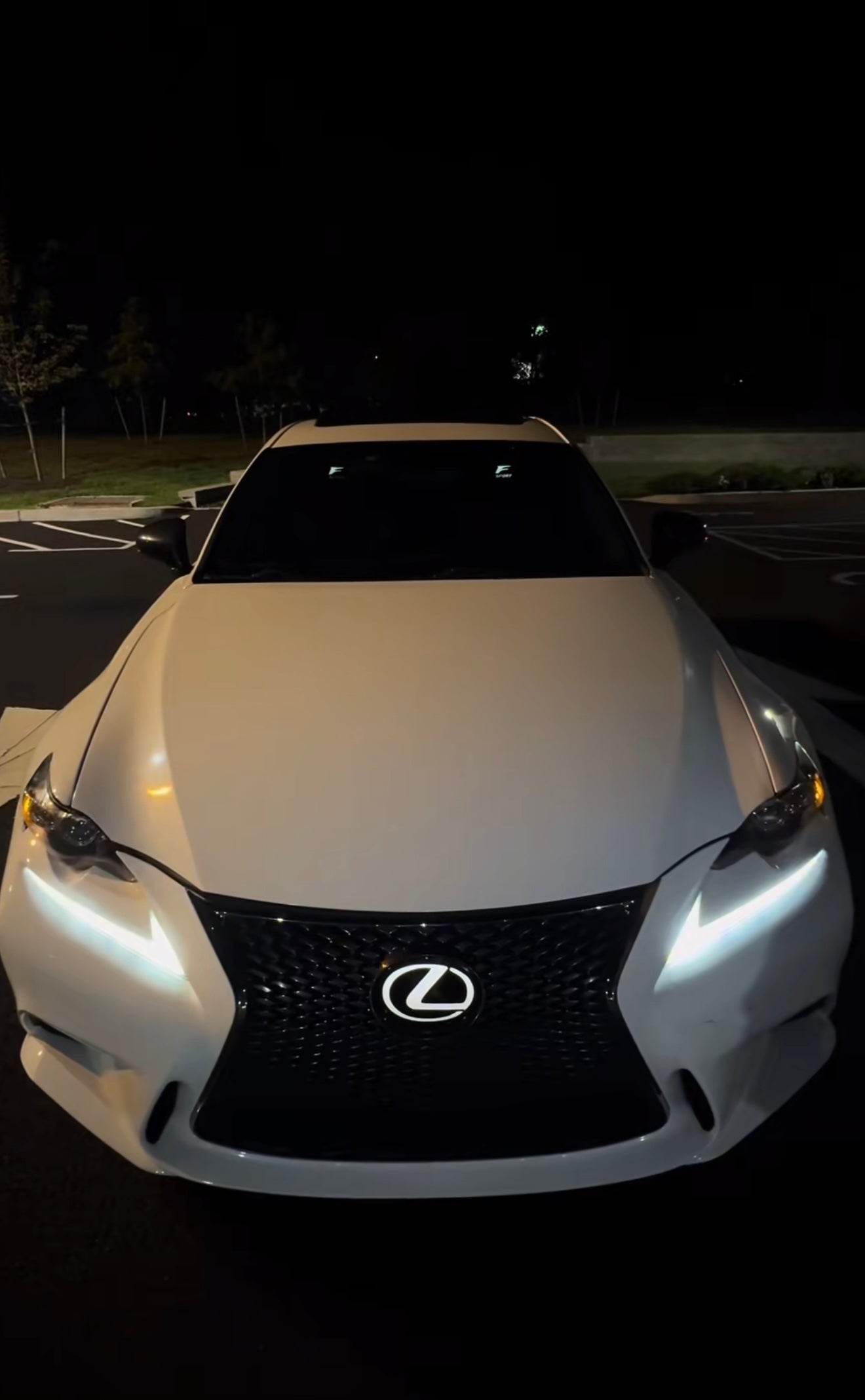 Lexus L / F Reflective Front and Rear Emblem Vinyl