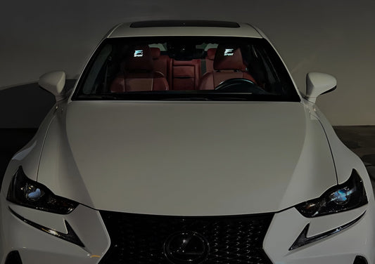 Lexus Fsport Reflective Headrest Decals