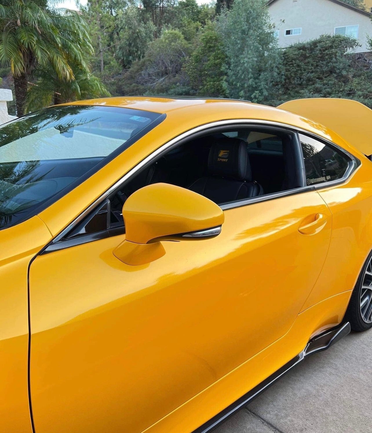 Lexus Fsport Reflective Headrest Decals