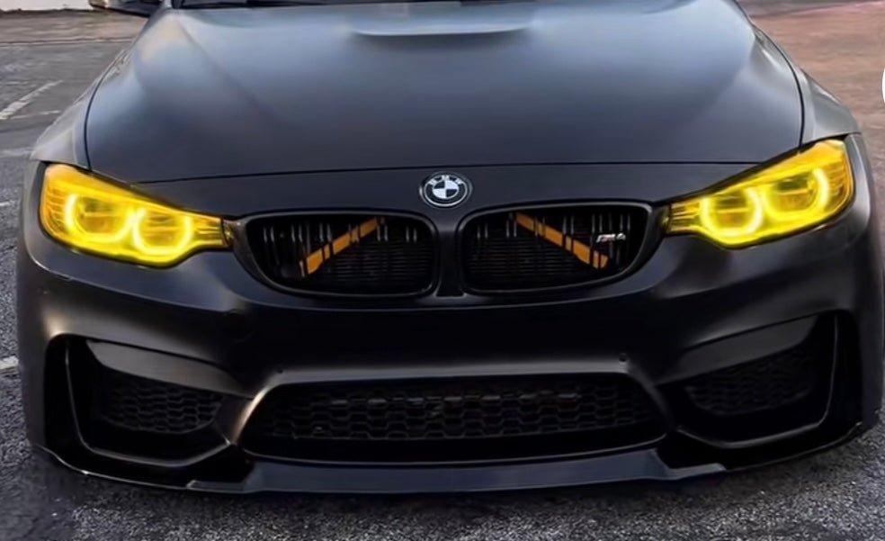 BMW Reflective V Brace Grille Vinyl Overlays