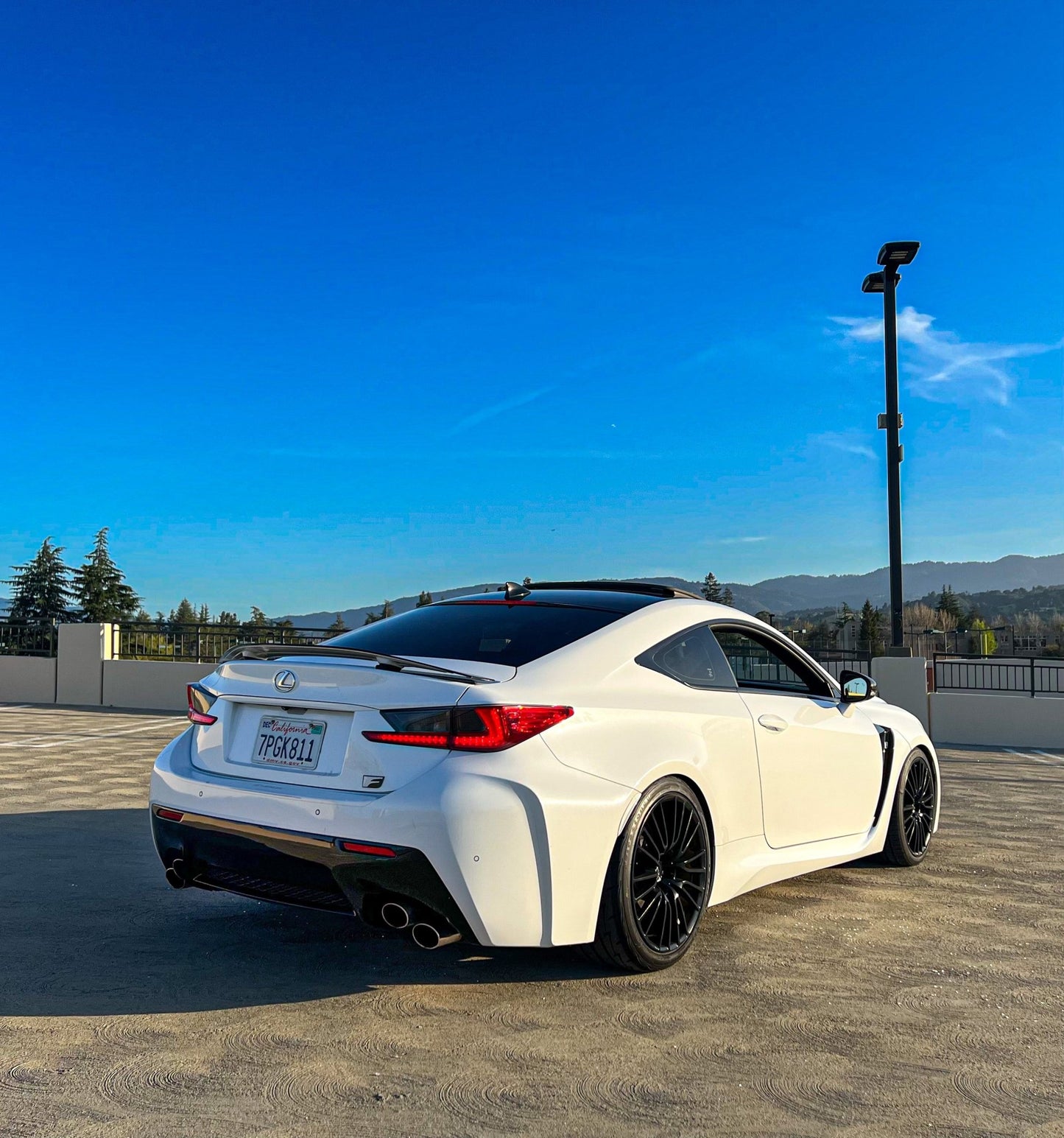 Lexus RC Rear Taillight Tint Overlay 2015-2018