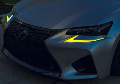 Lexus GS350 / GSF Pre-Cut DRL Tint Overlays 2016-2020