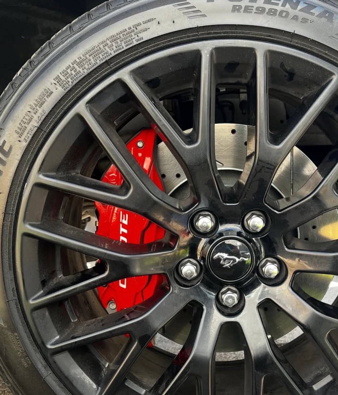 Mustang GT / Coyote / Reflective Caliper Decals