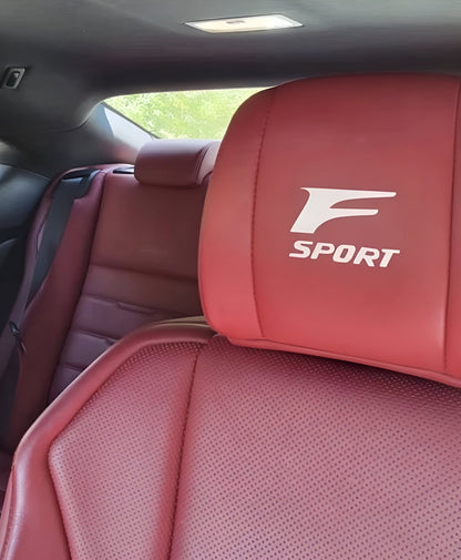 Lexus Fsport Reflective Headrest Decals