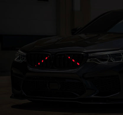 BMW Reflective V Brace Grille Vinyl Overlays