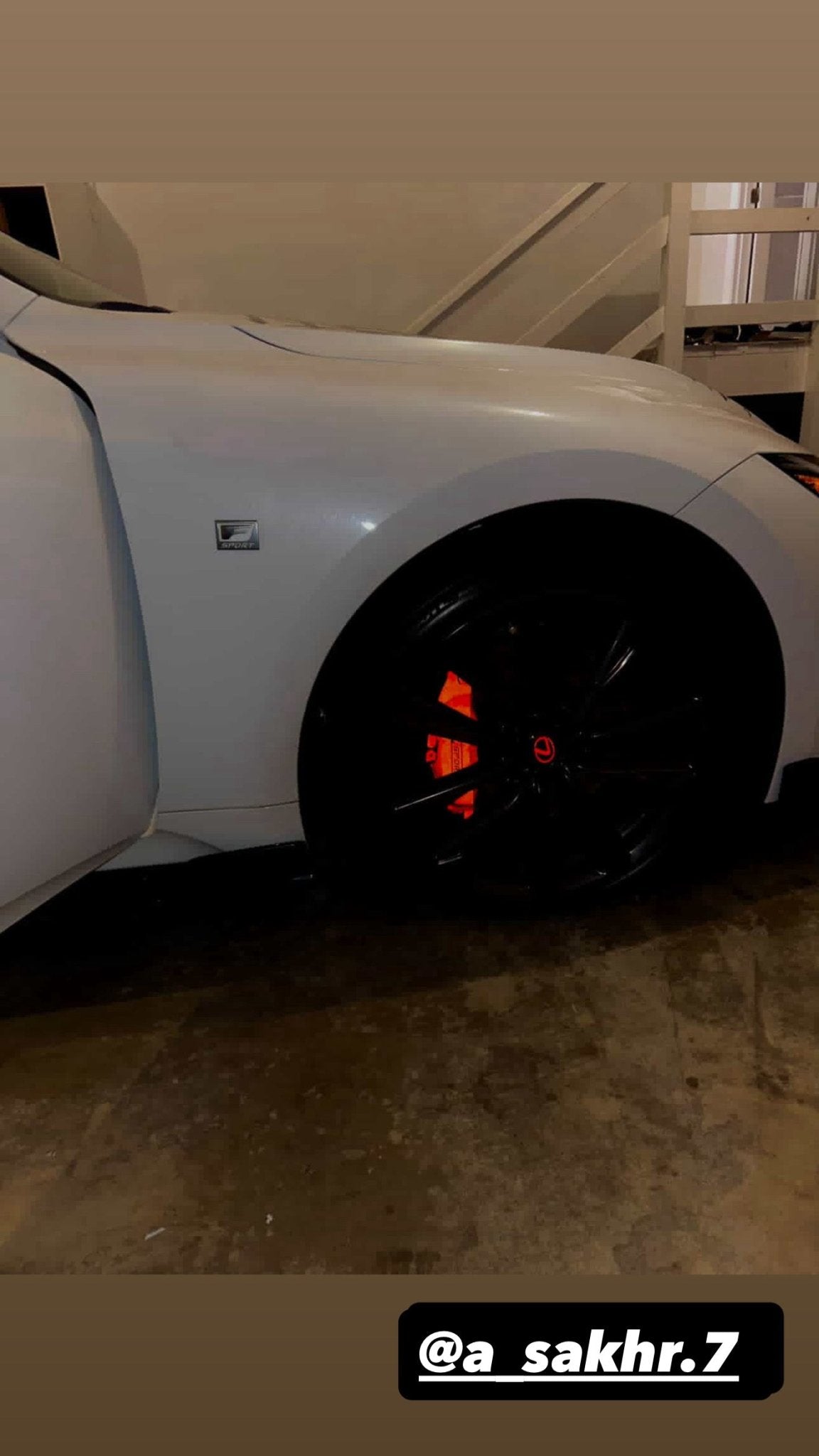 Lexus L / F Reflective Center Cap Decals