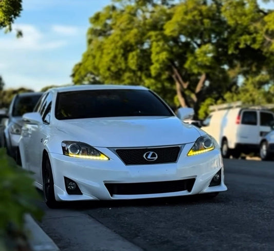 Lexus IS 2011-2013/VLAND Pre-Cut DRL Tint Overlays