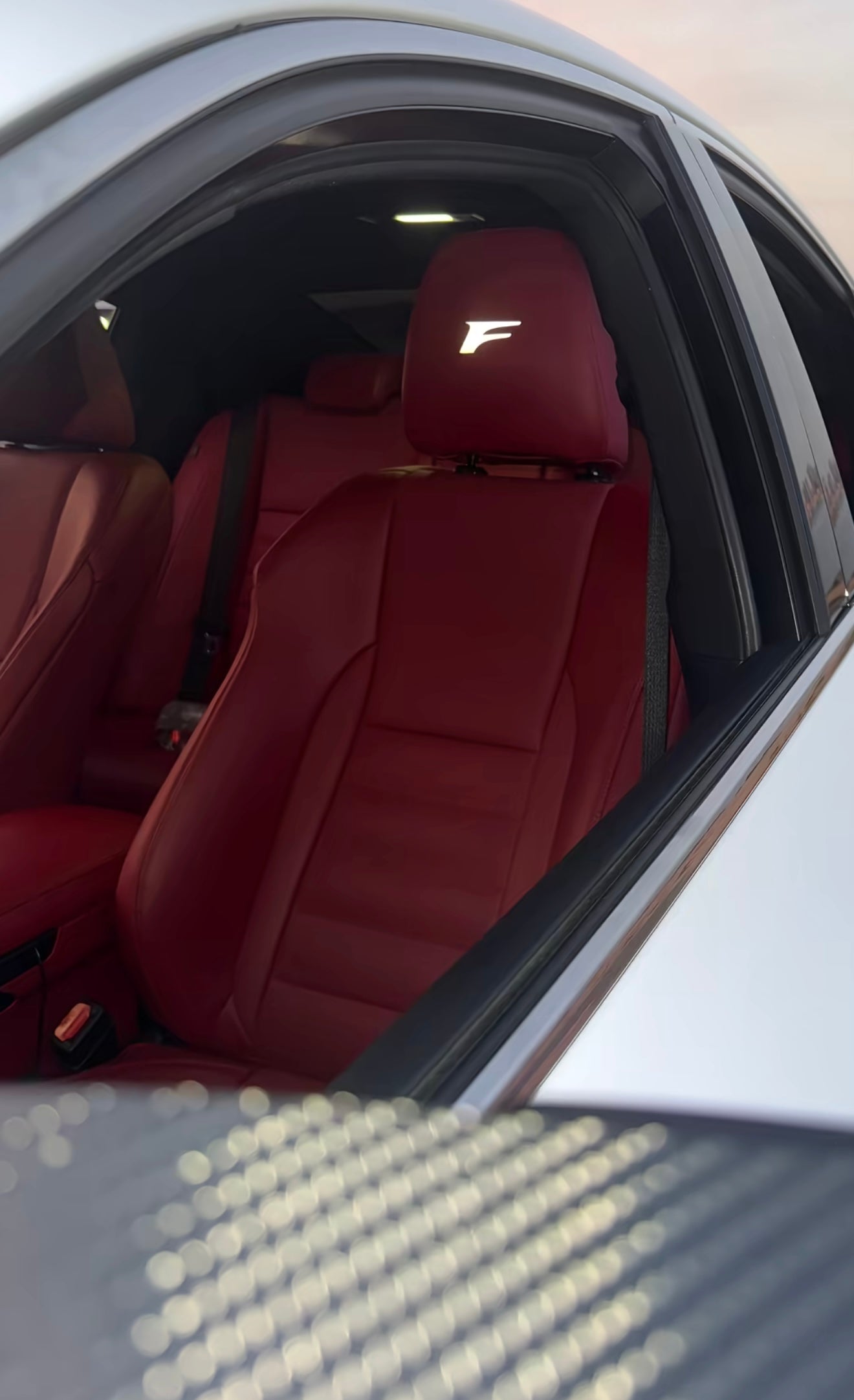Lexus F Reflective Headrest Decals