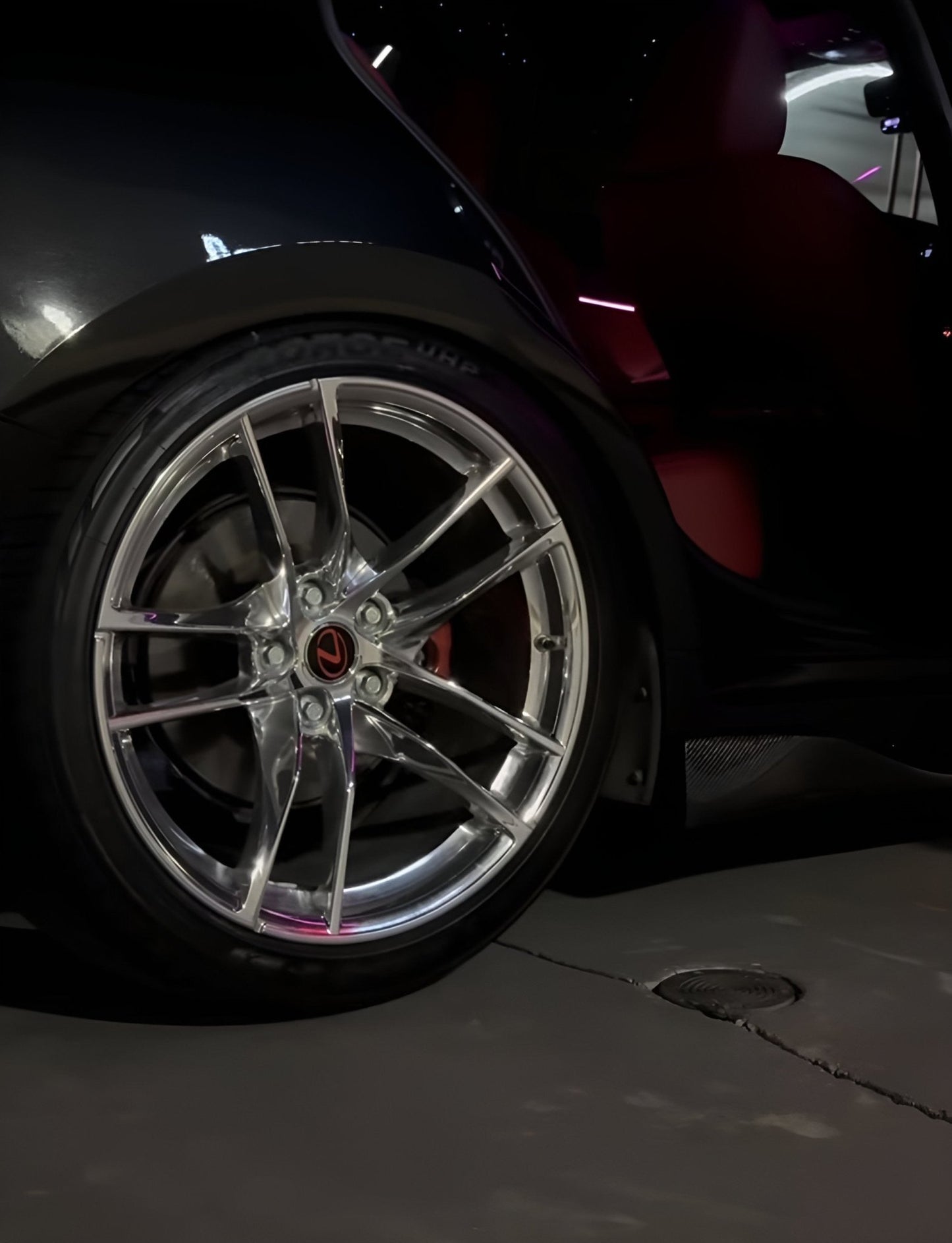 Lexus L / F Reflective Center Cap Decals