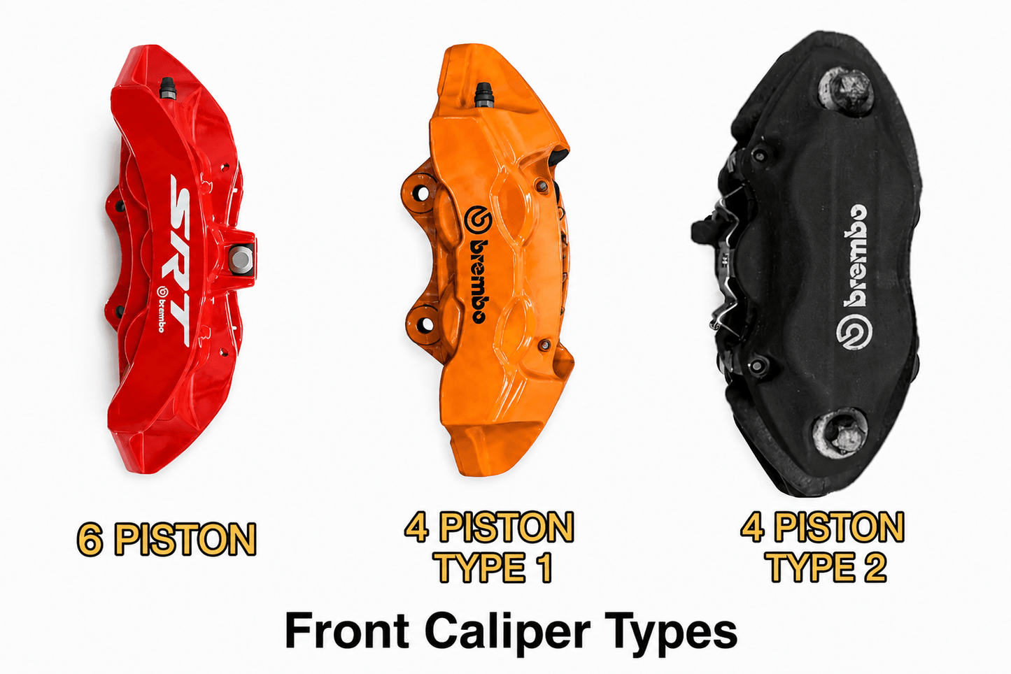 Dodge SRT / R/T / 300c Reflective Caliper Pre-cut Vinyl Kit 2015+