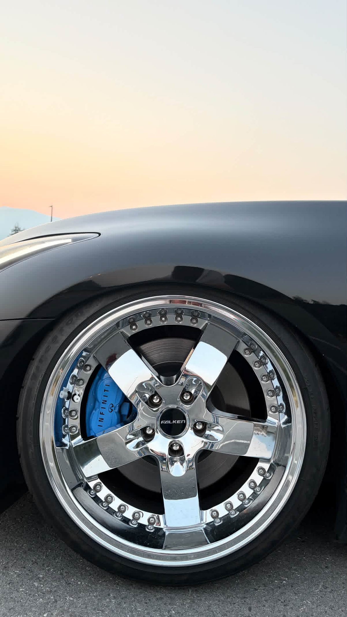 Infiniti / Nissan, Q50 G37 350Z Akebono Reflective Caliper Pre-cut Vinyl Kit