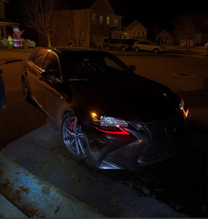 Lexus GS Pre-Cut DRL Tint Overlays 2013-2020