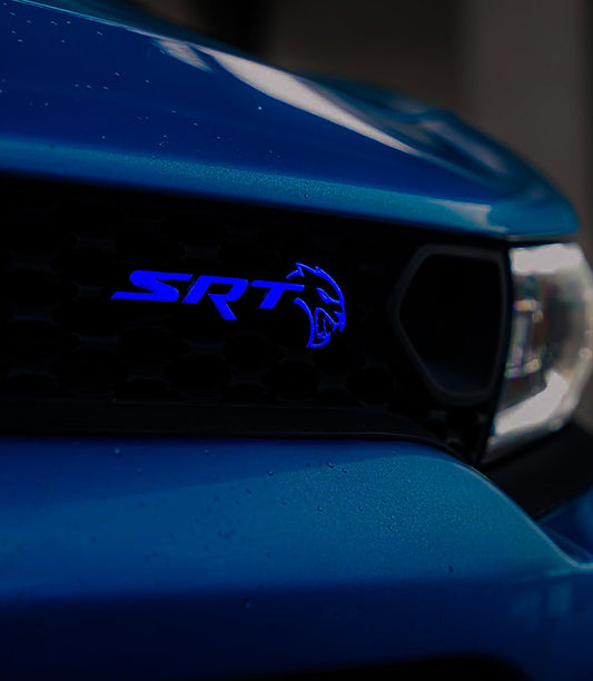 Dodge Hellcat Reflective Emblem Overlays 2018-2023