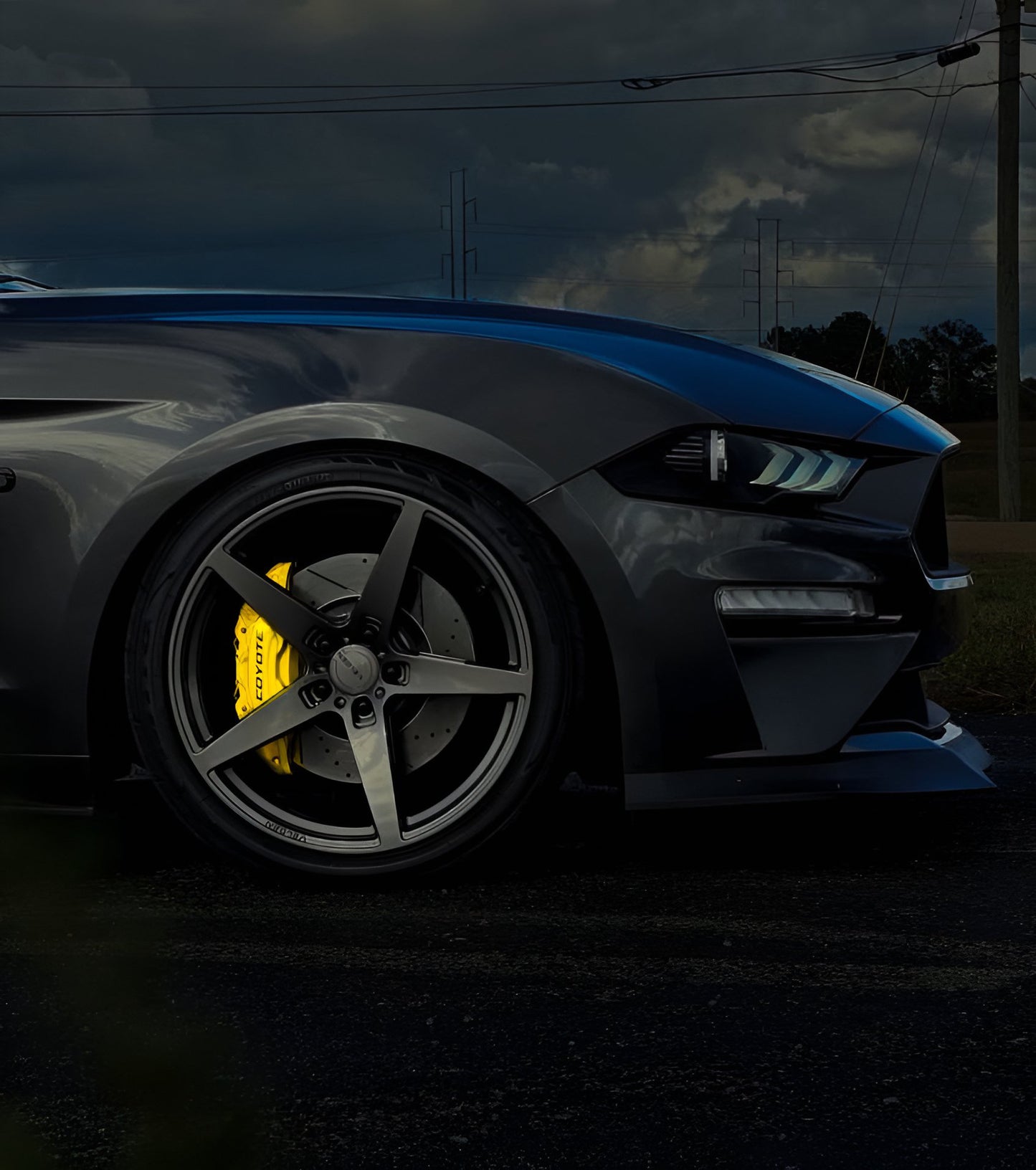 Mustang GT Reflective Caliper Pre-Cut Vinyl Kit 2011+