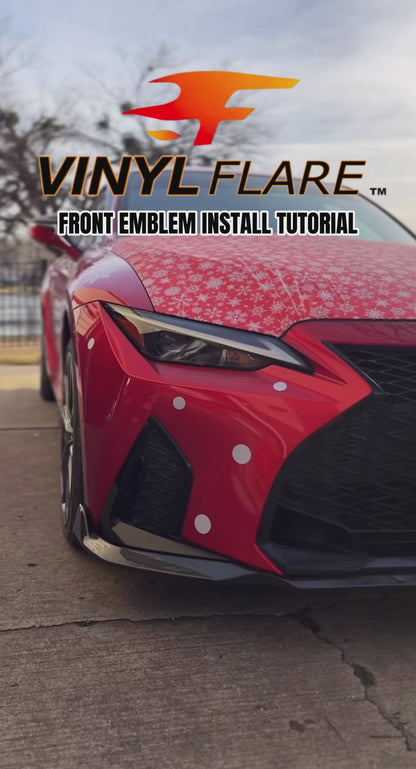 Lexus L / F Reflective Front and Rear Emblem Vinyl