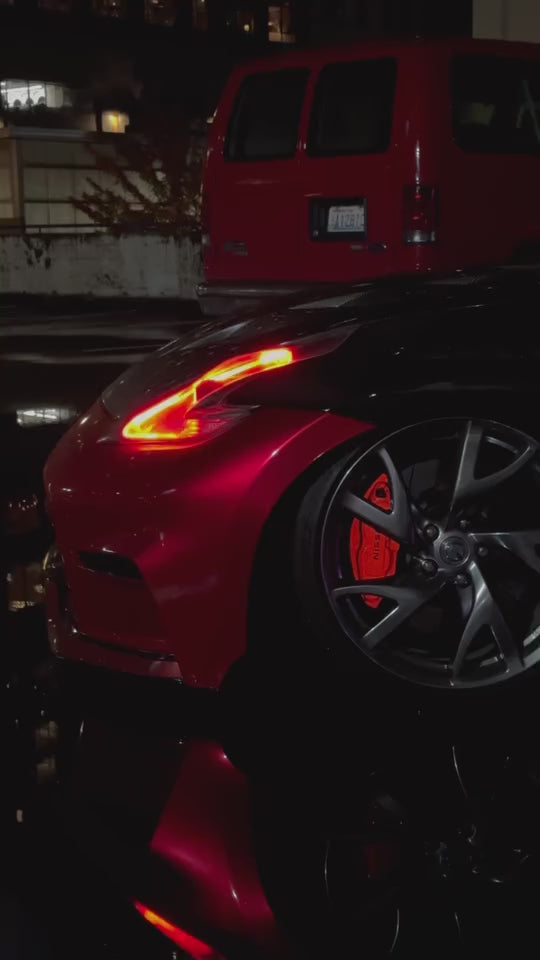 ゆ*ほ様 アケボノインフィニティ G37 G35 350Z 370Z ビッグキャ Infiniti / Nissan, Q50 G37 350Z Akebono Reflective Caliper Pre-cut