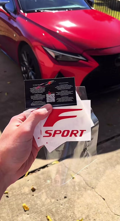 Lexus / Fsport Reflective Headrest Decals